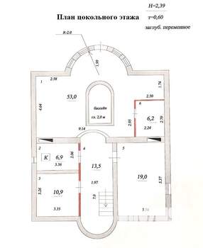 Дом 304м², 2-этажный, участок 9 сот.  