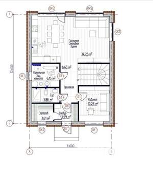 Коттедж 160м², 2-этажный, участок 4 сот.  