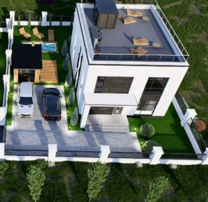 Дом 250м², 2-этажный, участок 5 сот.  