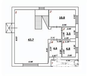 Дом 146м², 2-этажный, участок 4 сот.  