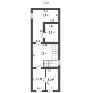 Дом 484м², 3-этажный, участок 10 сот.  