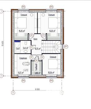 Коттедж 160м², 2-этажный, участок 4 сот.  