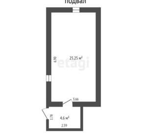 Дом 154м², 2-этажный, участок 6 сот.  