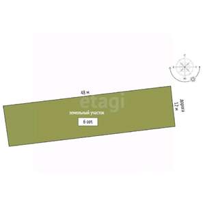 Дом 30м², 1-этажный, участок 6 сот.  