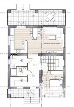 Коттедж 145м², 2-этажный, участок 6 сот.  