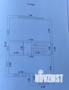 Коттедж 150м², 2-этажный, участок 6 сот.  