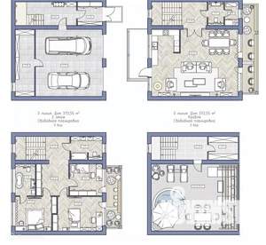 Таунхаус 280м², 3-этажный, участок 2 сот.  