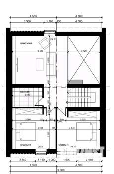 Дом 170м², 2-этажный, участок 6 сот.  