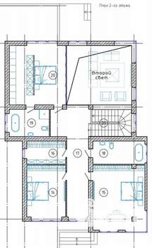 Коттедж 400м², 2-этажный, участок 10 сот.  