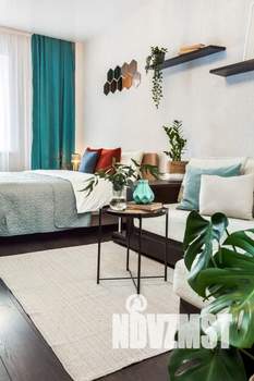 1-к квартира, посуточно, 43м2, 1/1 этаж