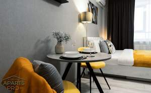 Студия квартира, на длительный срок, 37м2, 22/25 этаж