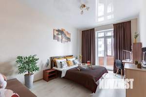 1-к квартира, посуточно, 46м2, 12/34 этаж