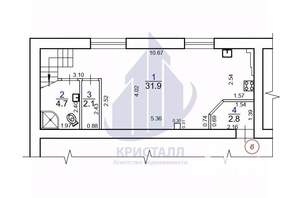3-к квартира, на длительный срок, 83м2, 2/3 этаж