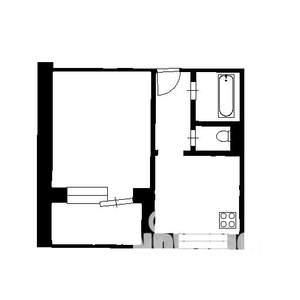 1-к квартира, на длительный срок, 30м2, 7/9 этаж