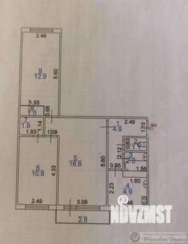 3-к квартира, на длительный срок, 58м2, 5/5 этаж