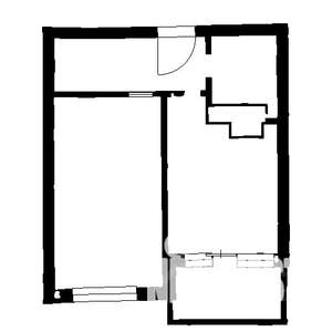 1-к квартира, на длительный срок, 46м2, 23/24 этаж
