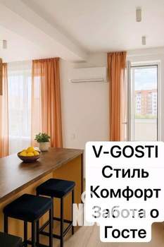 1-к квартира, посуточно, 43м2, 1/1 этаж