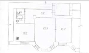2-к квартира, на длительный срок, 60м2, 2/5 этаж