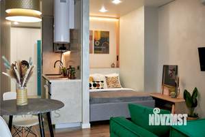 Студия квартира, посуточно, 36м2, 20/25 этаж