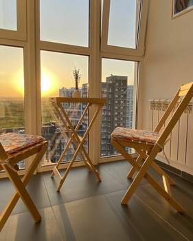 1-к квартира, на длительный срок, 40м2, 23/25 этаж