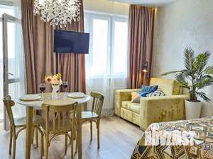 Студия квартира, посуточно, 35м2, 21/25 этаж