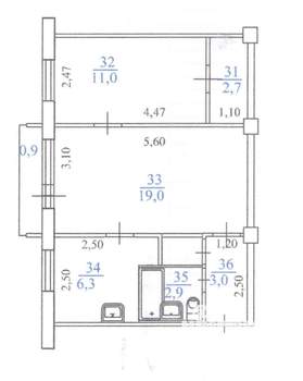 2-к квартира, на длительный срок, 45м2, 5/5 этаж