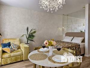 Студия квартира, посуточно, 35м2, 21/25 этаж