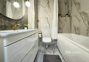 Студия квартира, на длительный срок, 45м2, 17/24 этаж