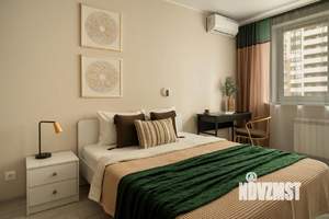 1-к квартира, посуточно, 45м2, 1/1 этаж