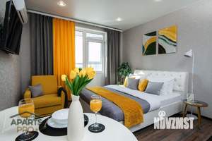 Студия квартира, на длительный срок, 37м2, 12/25 этаж