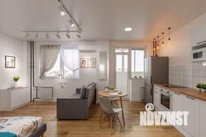 1-к квартира, посуточно, 41м2, 1/1 этаж