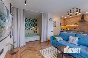 1-к квартира, посуточно, 36м2, 1/1 этаж