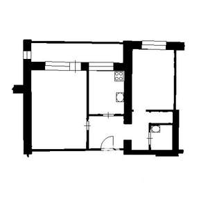 2-к квартира, на длительный срок, 55м2, 2/9 этаж