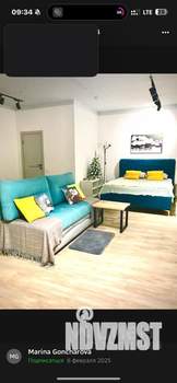 1-к квартира, посуточно, 45м2, 1/9 этаж