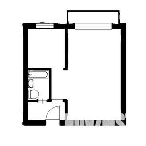 1-к квартира, на длительный срок, 30м2, 9/9 этаж