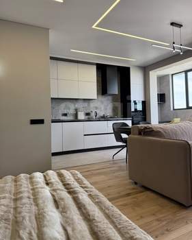 Студия квартира, на длительный срок, 38м2, 22/25 этаж