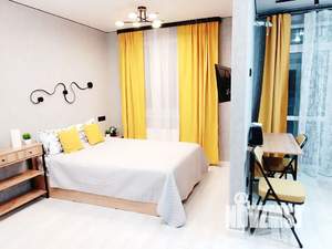 Студия квартира, посуточно, 35м2, 10/25 этаж