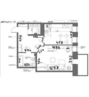 1-к квартира, на длительный срок, 60м2, 4/11 этаж