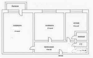 2-к квартира, на длительный срок, 50м2, 5/10 этаж