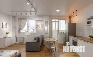 Студия квартира, посуточно, 41м2, 18/18 этаж