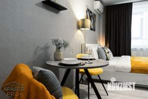 Студия квартира, на длительный срок, 37м2, 22/25 этаж