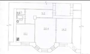2-к квартира, на длительный срок, 60м2, 2/5 этаж