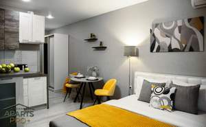 Студия квартира, на длительный срок, 37м2, 22/25 этаж