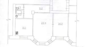 2-к квартира, на длительный срок, 60м2, 2/5 этаж