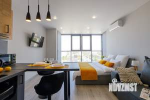 Студия квартира, посуточно, 38м2, 21/24 этаж