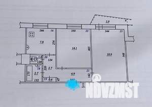 2-к квартира, на длительный срок, 53м2, 2/9 этаж