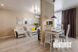 1-к квартира, посуточно, 46м2, 1/1 этаж