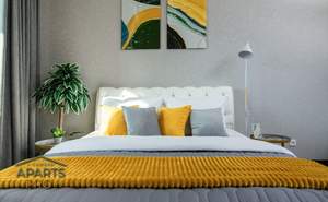 Студия квартира, на длительный срок, 37м2, 12/24 этаж