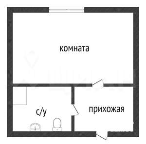 1-к квартира, на длительный срок, 27м2, 2/5 этаж