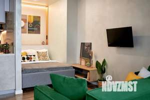 Студия квартира, посуточно, 36м2, 20/25 этаж